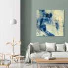 Blue Daze II by Randy Hibberd on GIANT ART - beige abstract
