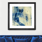 Blue Daze II by Randy Hibberd on GIANT ART - beige abstract