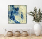 Blue Daze II by Randy Hibberd on GIANT ART - beige abstract