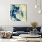 Blue Daze II by Randy Hibberd on GIANT ART - beige abstract