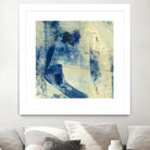 Blue Daze II by Randy Hibberd on GIANT ART - beige abstract
