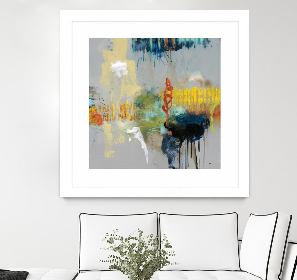 Shadows by Randy Hibberd on GIANT ART - yellow abstract