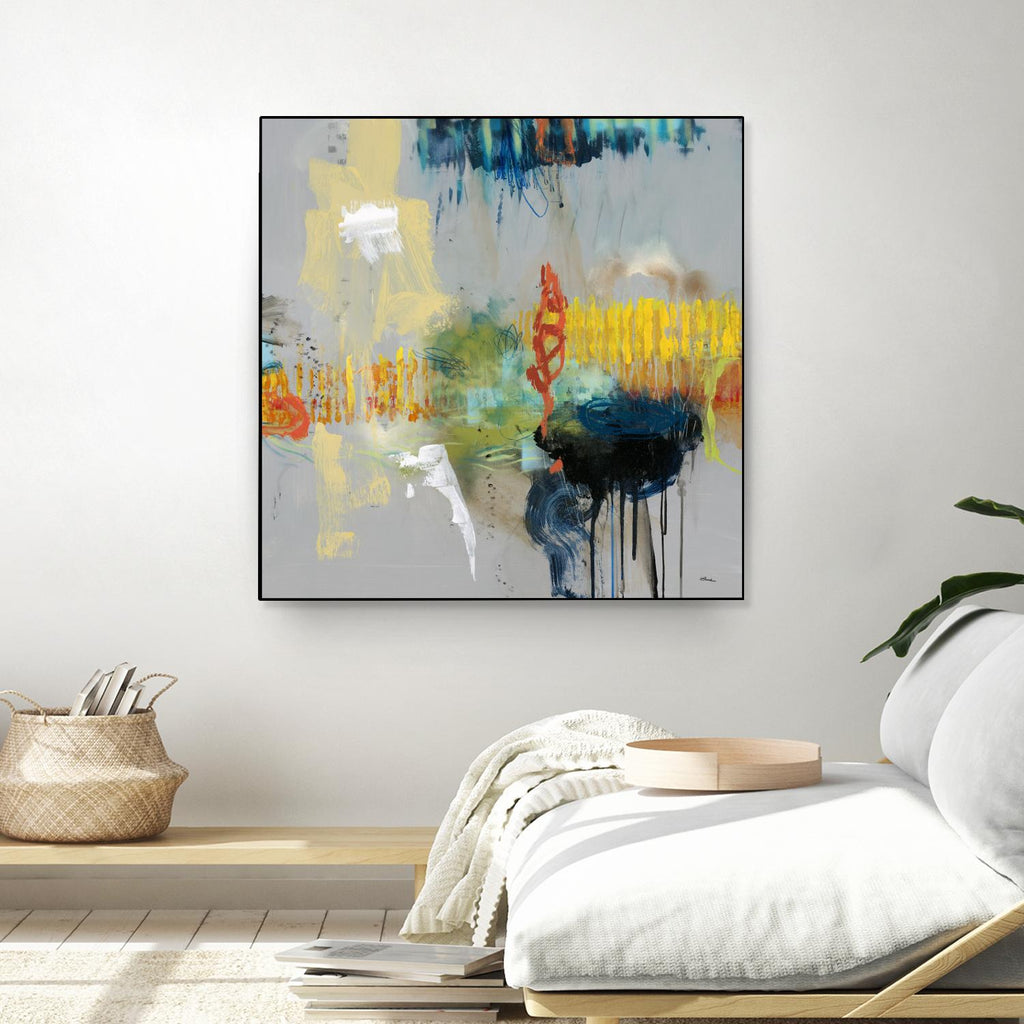 Shadows by Randy Hibberd on GIANT ART - yellow abstract