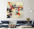 Positive Energy I by Randy Hibberd on GIANT ART - beige abstract