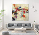 Positive Energy I by Randy Hibberd on GIANT ART - beige abstract