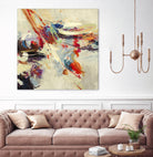 Positive Energy I by Randy Hibberd on GIANT ART - beige abstract