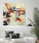 Positive Energy I by Randy Hibberd on GIANT ART - beige abstract