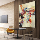 Positive Energy I by Randy Hibberd on GIANT ART - beige abstract