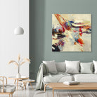 Positive Energy I by Randy Hibberd on GIANT ART - beige abstract