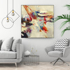 Positive Energy I by Randy Hibberd on GIANT ART - beige abstract