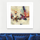 Positive Energy III by Randy Hibberd on GIANT ART - pink abstract