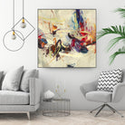 Positive Energy III by Randy Hibberd on GIANT ART - pink abstract