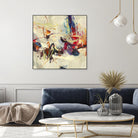 Positive Energy III by Randy Hibberd on GIANT ART - pink abstract