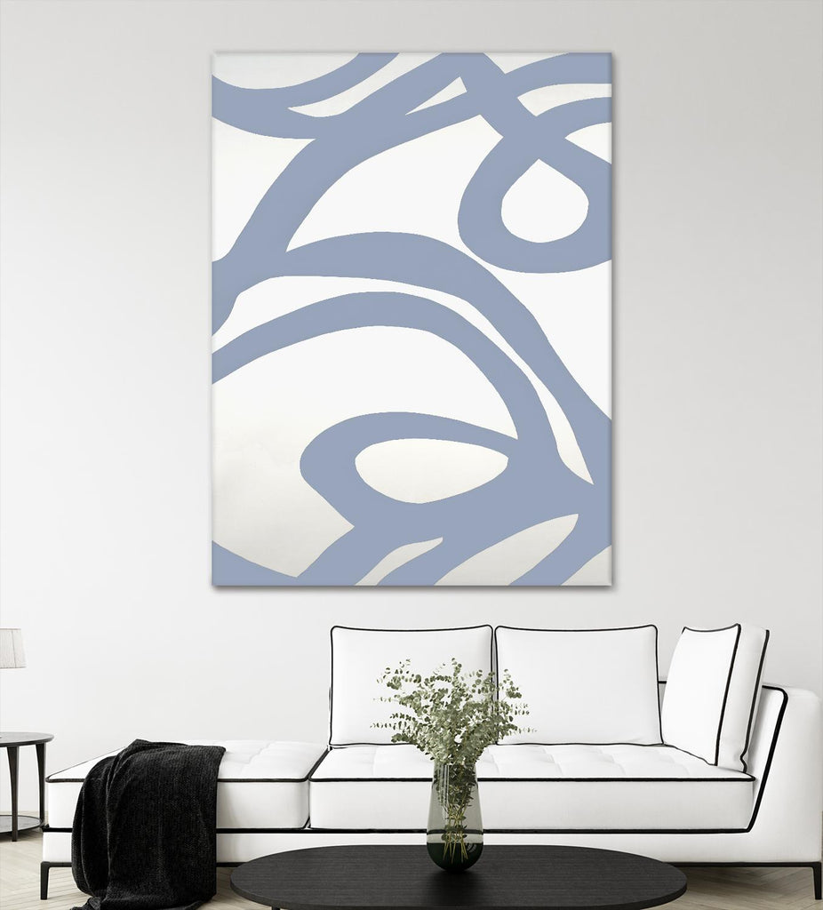 Limitless II by Randy Hibberd on GIANT ART - white abstract