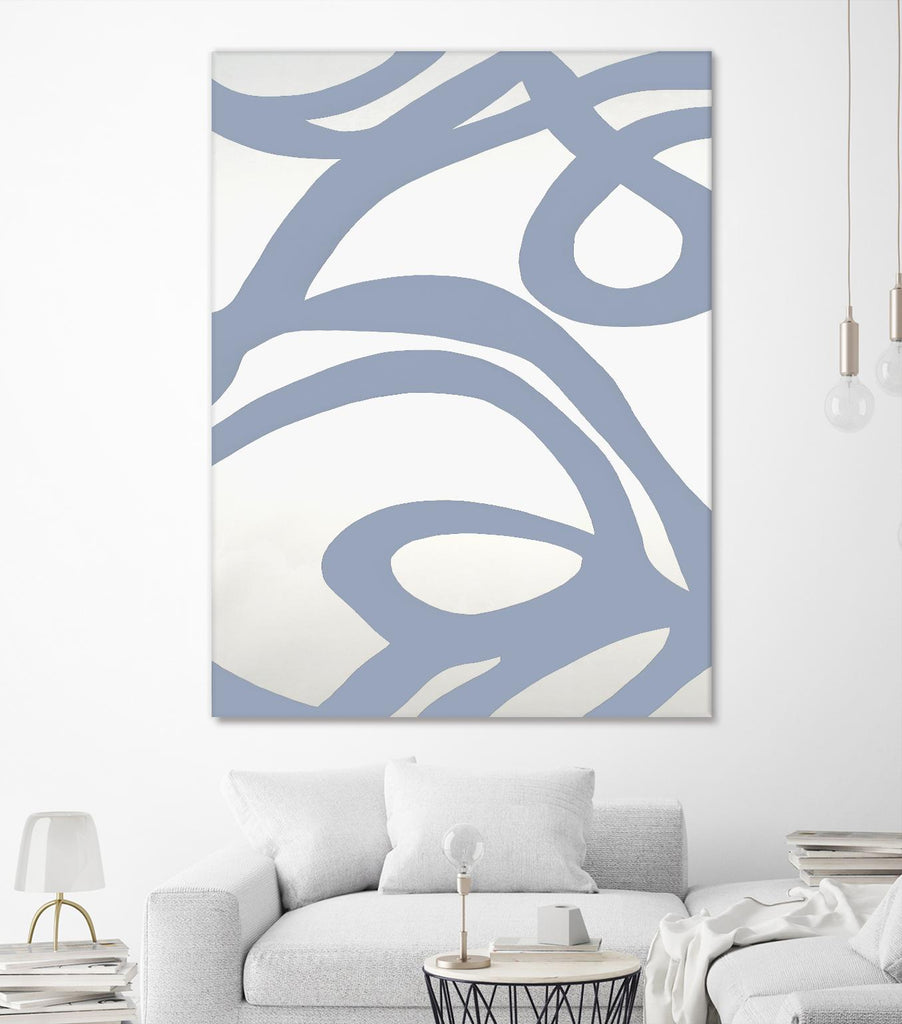 Limitless II by Randy Hibberd on GIANT ART - white abstract