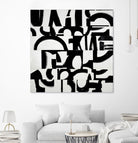 Prosperous Element by Randy Hibberd on GIANT ART - white abstract