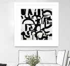 Prosperous Element by Randy Hibberd on GIANT ART - white abstract