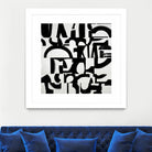 Prosperous Element by Randy Hibberd on GIANT ART - white abstract