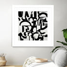 Prosperous Element by Randy Hibberd on GIANT ART - white abstract