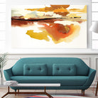 Scenery II by Randy Hibberd on GIANT ART - oranges, yellows fluid abstracts