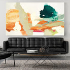 Warm Waves by Randy Hibberd on GIANT ART - turquoise abstract