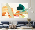 Warm Waves by Randy Hibberd on GIANT ART - turquoise abstract