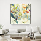 Organic Building Blocks by Randy Hibberd on GIANT ART - greens abstract, organic shapes