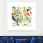 Organic Building Blocks by Randy Hibberd on GIANT ART - greens abstract, organic shapes