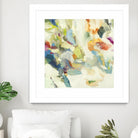 Organic Building Blocks by Randy Hibberd on GIANT ART - greens abstract, organic shapes