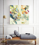 Organic Building Blocks by Randy Hibberd on GIANT ART - greens abstract, organic shapes