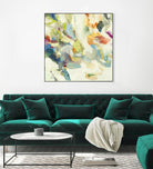 Organic Building Blocks by Randy Hibberd on GIANT ART - greens abstract, organic shapes