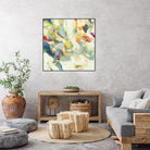 Organic Building Blocks by Randy Hibberd on GIANT ART - greens abstract, organic shapes