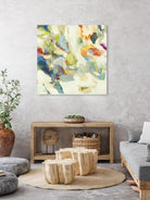 Organic Building Blocks by Randy Hibberd on GIANT ART - greens abstract, organic shapes