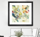 Organic Building Blocks by Randy Hibberd on GIANT ART - greens abstract, organic shapes