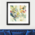 Organic Building Blocks by Randy Hibberd on GIANT ART - greens abstract, organic shapes