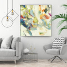 Organic Building Blocks by Randy Hibberd on GIANT ART - greens abstract, organic shapes