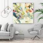 Organic Building Blocks by Randy Hibberd on GIANT ART - greens abstract, organic shapes