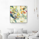 Organic Building Blocks by Randy Hibberd on GIANT ART - greens abstract, organic shapes