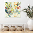 Organic Building Blocks by Randy Hibberd on GIANT ART - greens abstract, organic shapes