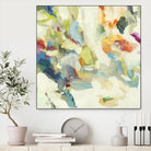 Organic Building Blocks by Randy Hibberd on GIANT ART - greens abstract, organic shapes