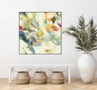 Organic Building Blocks by Randy Hibberd on GIANT ART - greens abstract, organic shapes