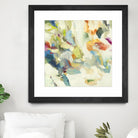 Organic Building Blocks by Randy Hibberd on GIANT ART - greens abstract, organic shapes