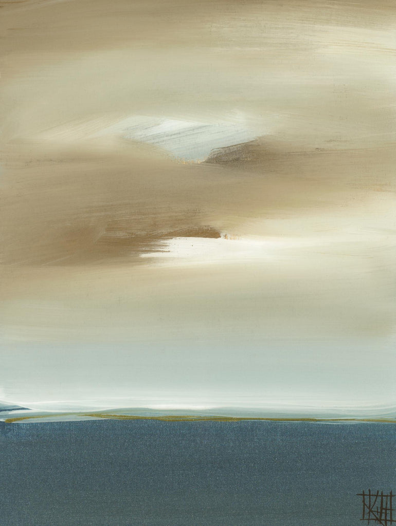 Janvier I par Kelsey Hochstatter sur GIANT ART - abstrait beige
