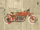 Vintage Red by Kelsey Hochstatter sur GIANT ART - rouge vintage