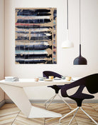 Light Blue, Red, Black by Jeff Iorillo on GIANT ART - black abstract