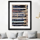 Light Blue, Red, Black by Jeff Iorillo on GIANT ART - black abstract