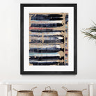 Light Blue, Red, Black by Jeff Iorillo on GIANT ART - black abstract