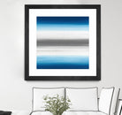 Blue Gradients by Jeff Iorillo on GIANT ART - white abstract