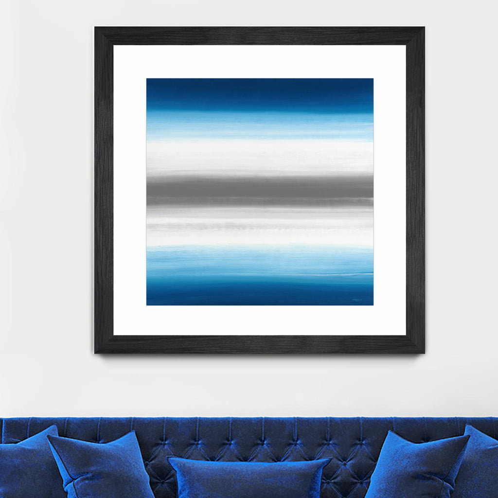 Blue Gradients by Jeff Iorillo on GIANT ART - white abstract