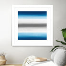 Blue Gradients by Jeff Iorillo on GIANT ART - white abstract